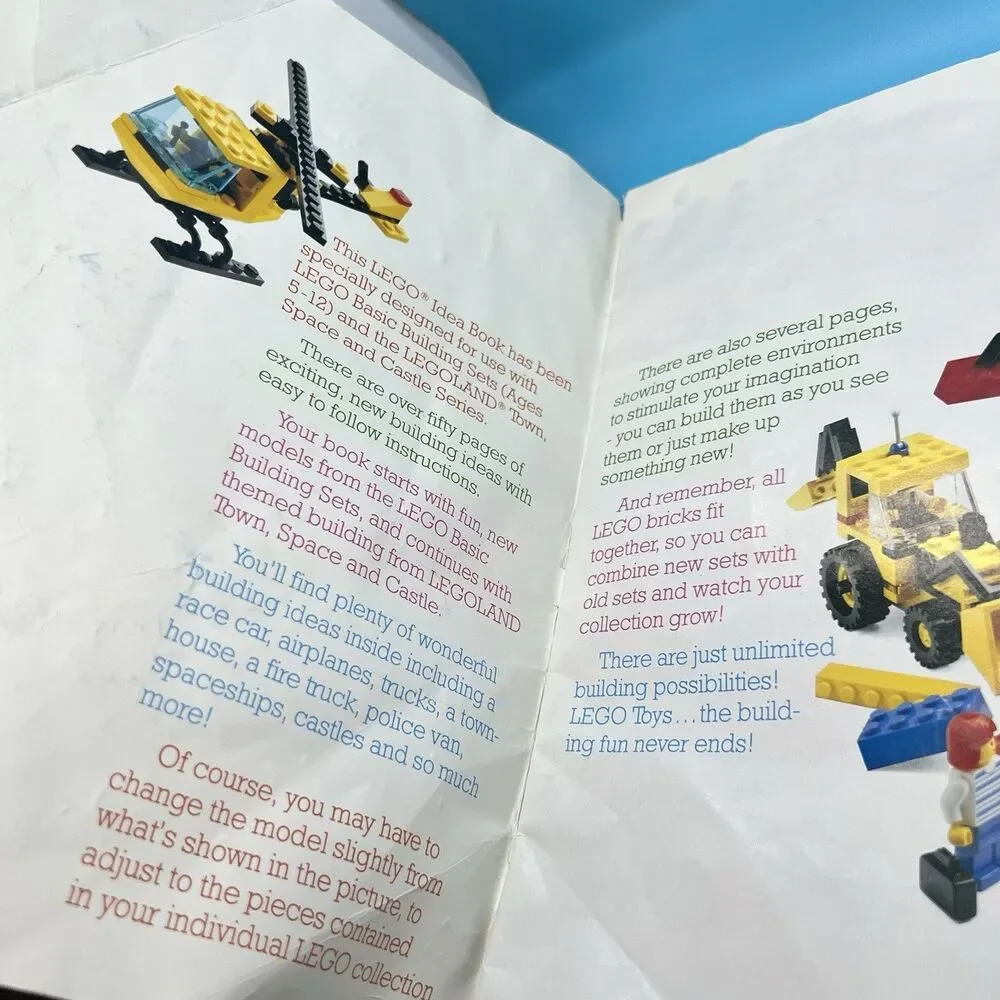 Lego Idea Book # 250 (1987) Instruction Book Build Manual Magazine vintage 80s